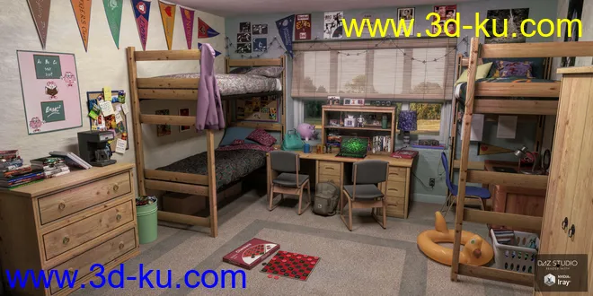 College Dorm Bundle模型的图片13