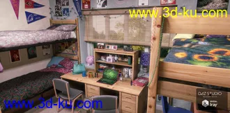 3D打印模型College Dorm Bundle的图片