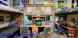 3D打印模型College Dorm Bundle的图片