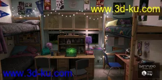 3D打印模型College Dorm Bundle的图片