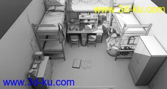 3D打印模型College Dorm Bundle的图片