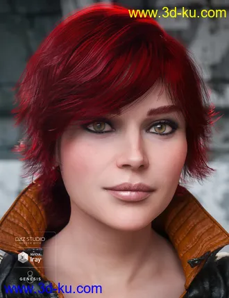 3D打印模型Colors for Greer Hair的图片