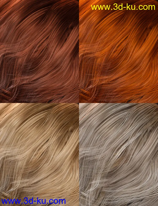 Colors for Greer Hair模型的图片5