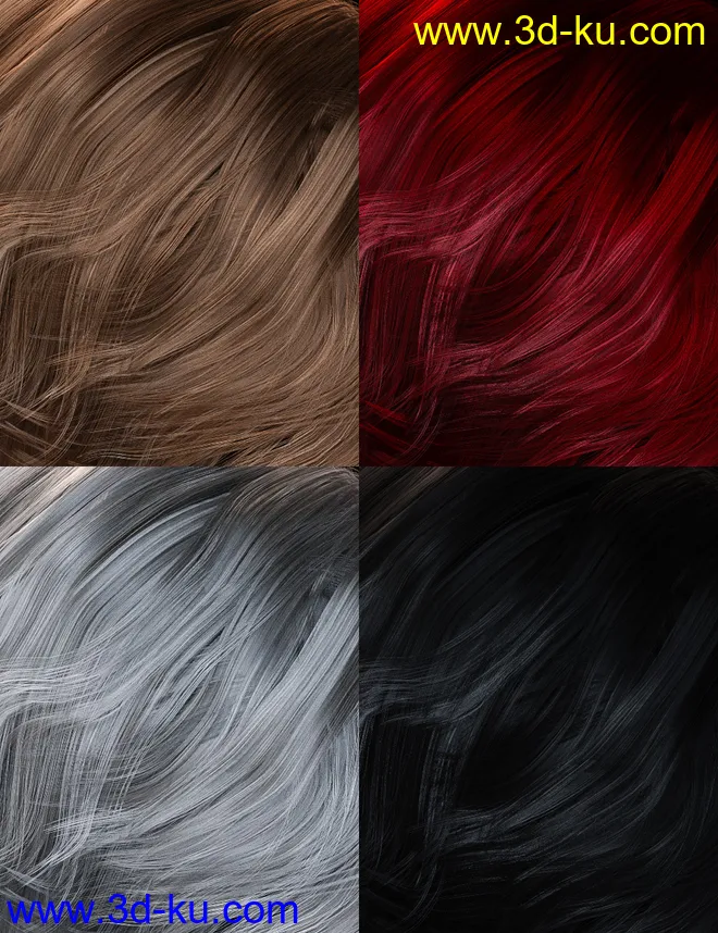 Colors for Greer Hair模型的图片6