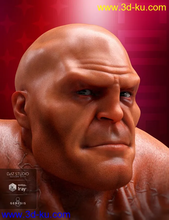 Colossus HD for Genesis 8 Male模型的图片4