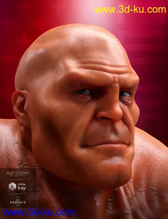 3D打印模型Colossus HD for Genesis 8 Male的图片