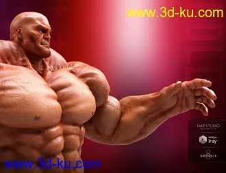 3D打印模型Colossus HD for Genesis 8 Male的图片