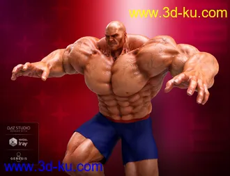 3D打印模型Colossus HD for Genesis 8 Male的图片