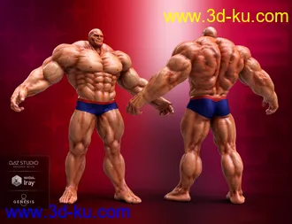 3D打印模型Colossus HD for Genesis 8 Male的图片