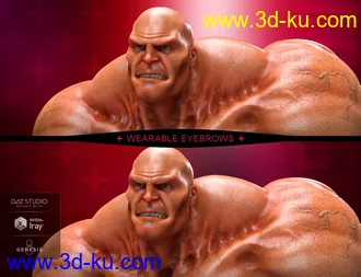 3D打印模型Colossus HD for Genesis 8 Male的图片