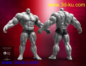 3D打印模型Colossus HD for Genesis 8 Male的图片