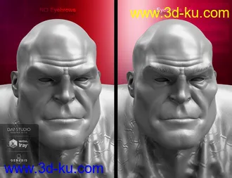 3D打印模型Colossus HD for Genesis 8 Male的图片