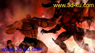 3D打印模型Colossus HD for Genesis 8 Male的图片