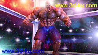 3D打印模型Colossus HD for Genesis 8 Male的图片