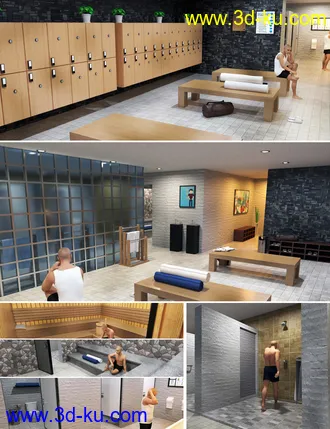 3D打印模型Condominium Locker Room的图片