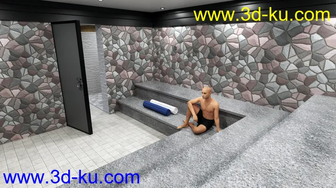 Condominium Locker Room模型的图片7