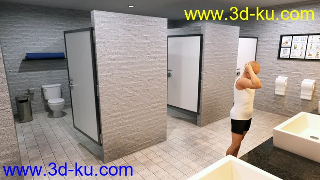 Condominium Locker Room模型的图片8