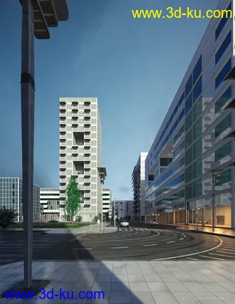 3D打印模型Contemporary Buildings Hyper Kit的图片