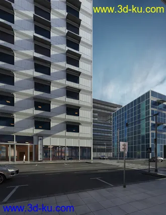 3D打印模型Contemporary Buildings Hyper Kit的图片