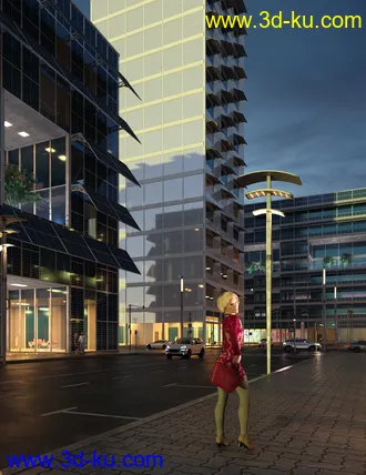 3D打印模型Contemporary Buildings Hyper Kit的图片