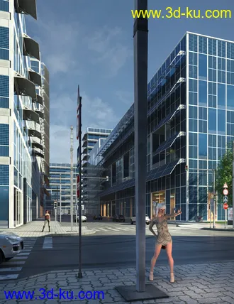 3D打印模型Contemporary Buildings Hyper Kit的图片