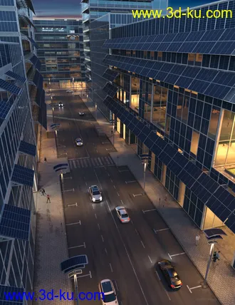 3D打印模型Contemporary Buildings Hyper Kit的图片