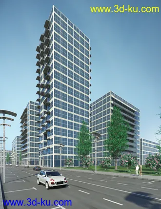 3D打印模型Contemporary Buildings Hyper Kit的图片