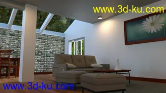3D打印模型Contemporary Cabin Kitchen的图片