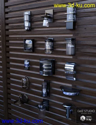3D打印模型Contemporary Wall Lighting Vol 1的图片