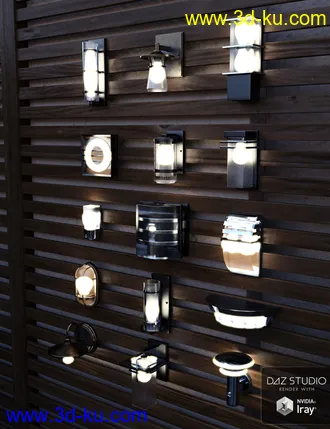 3D打印模型Contemporary Wall Lighting Vol 1的图片