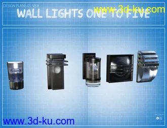 3D打印模型Contemporary Wall Lighting Vol 1的图片
