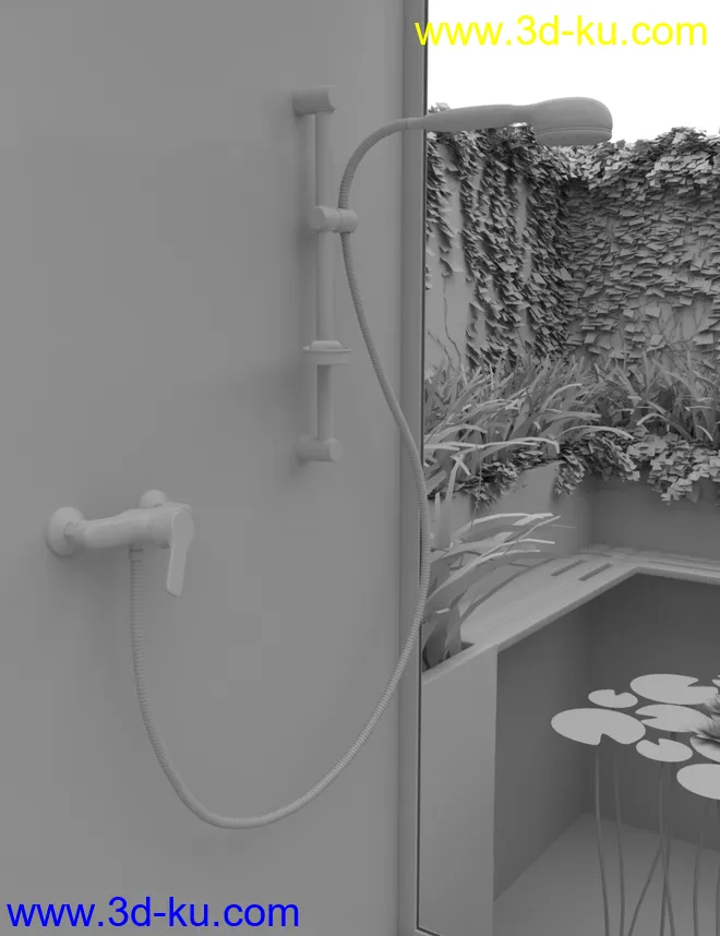 Cosy Bathroom with Rigged Shower and Poses for Genesis 8 Female模型的图片19