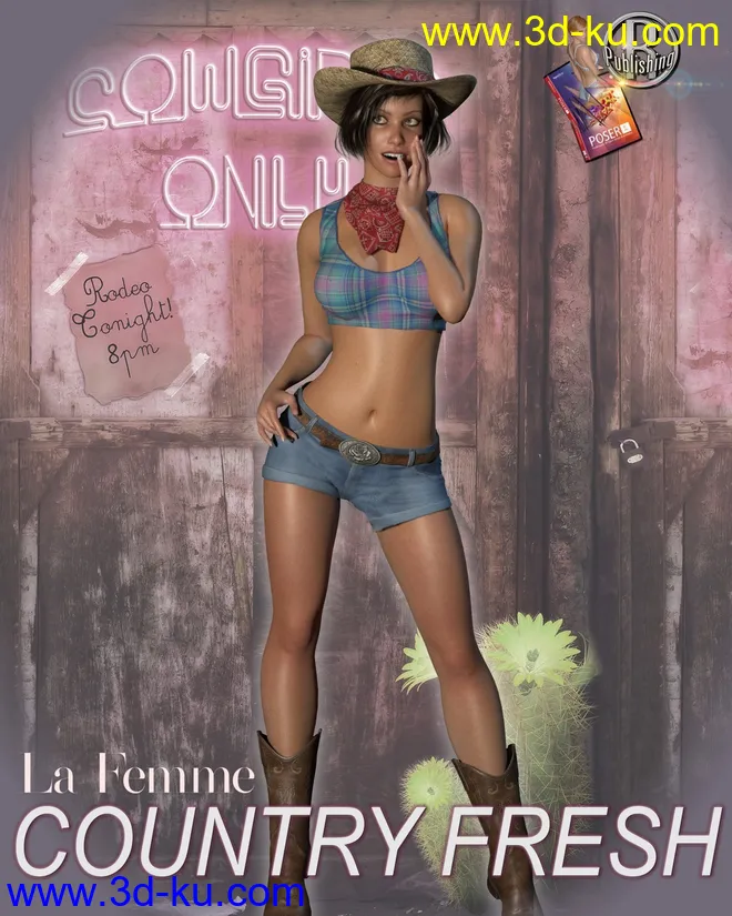 Country Fresh Clothing for La Femme and Poser 11模型的图片1