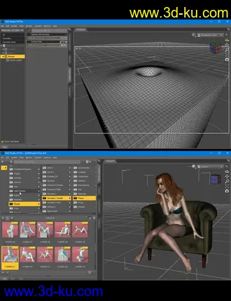 3D打印模型Create Your Own Sitting Morphs的图片