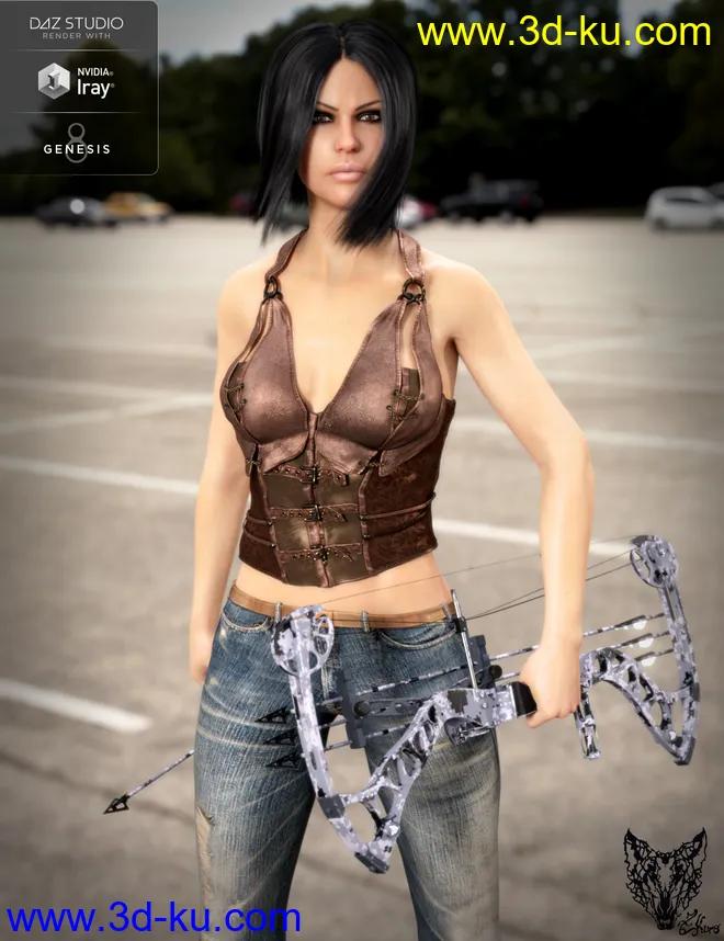Cyber Stealth Compound Bow模型的图片4
