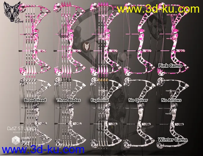Cyber Stealth Compound Bow模型的图片9