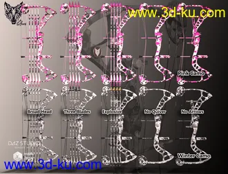 3D打印模型Cyber Stealth Compound Bow的图片