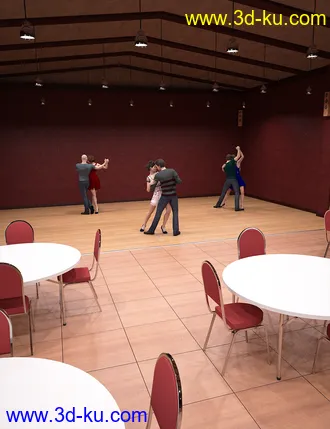 3D打印模型Dance Party Room的图片