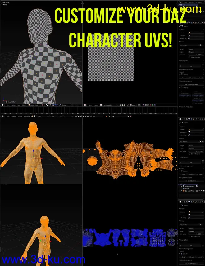 Daz Character Setup for Artists Part 1模型的图片3
