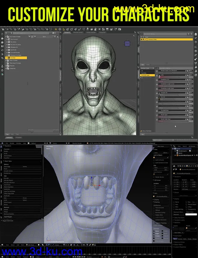 Daz Character Setup for Artists Part 2模型的图片2