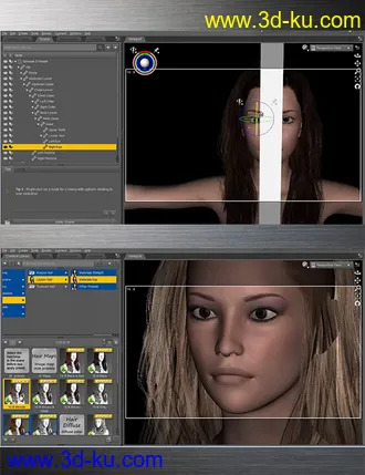 3D打印模型Daz Studio Eye Contact的图片