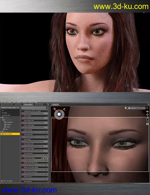 Daz Studio Eye Contact模型的图片4