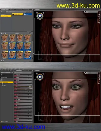 3D打印模型Daz Studio Eye Contact的图片