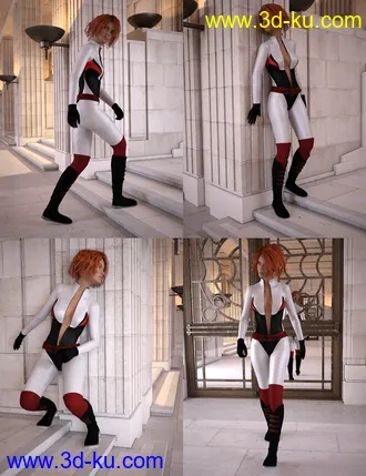 3D打印模型Deco Lobby Poses for Genesis 3的图片