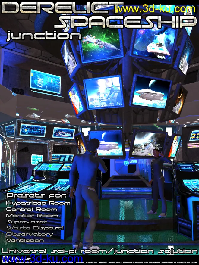 Derelict Spaceship - Junction模型的图片1