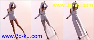 3D打印模型dForce 90'S Chic for Genesis 8 Female的图片