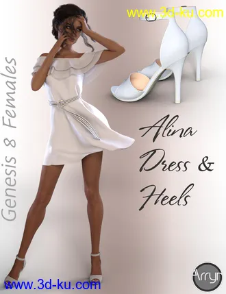 3D打印模型dForce Alina Outfit for Genesis 8 Female(s)的图片