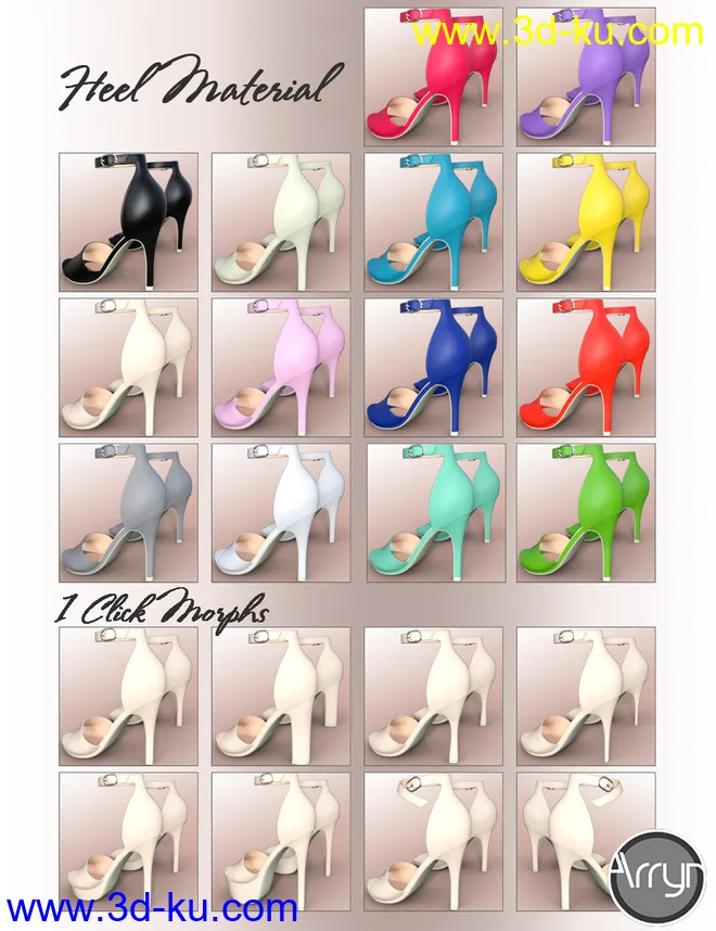 dForce Alina Outfit for Genesis 8 Female(s)模型的图片7