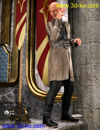 3D打印模型dForce Alpha Male Outfit Textures的图片