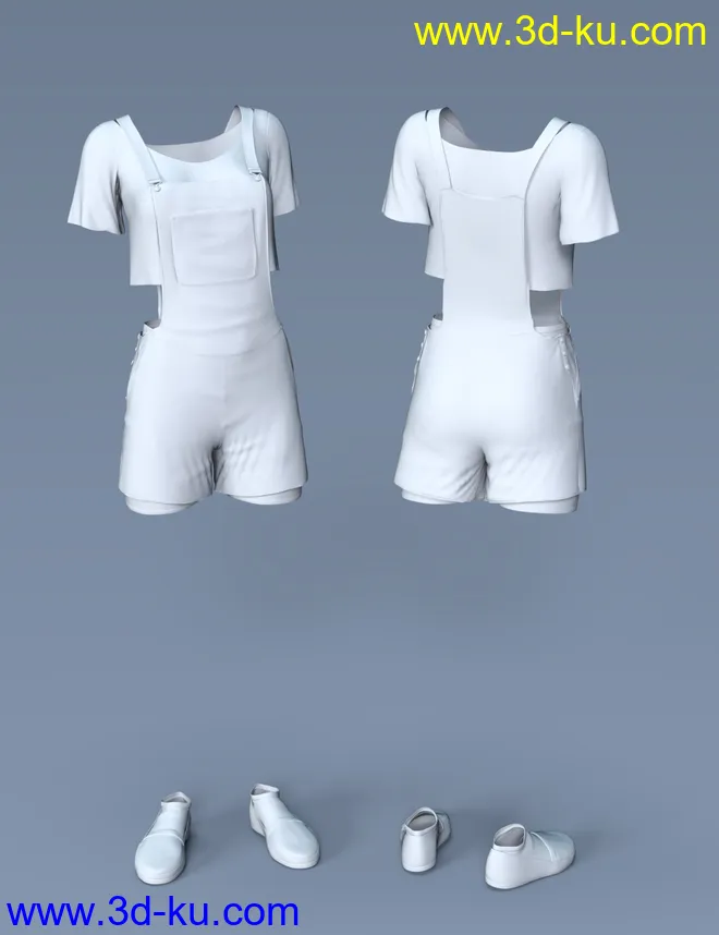 dForce Blum for Genesis 8 Female(s)模型的图片5